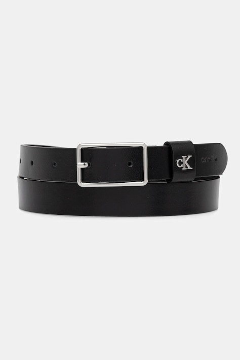 Calvin Klein curea de piele culoarea negru, LV04F7050G