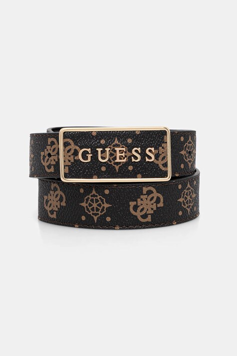 Pásek Guess SILIA dámský, černá barva, BW9307 P5430
