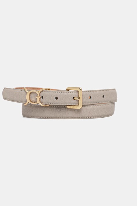 Guess pasek NADIRA damski kolor beżowy BW9300 P5420