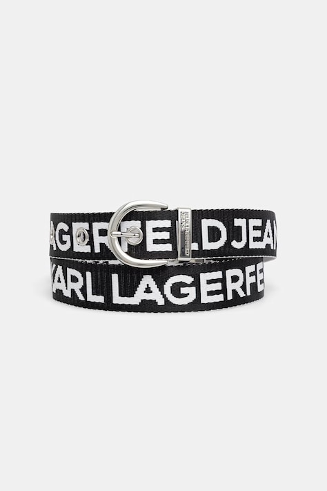 Karl Lagerfeld Jeans ζώνη γυναικεία μαύρη A3W33142