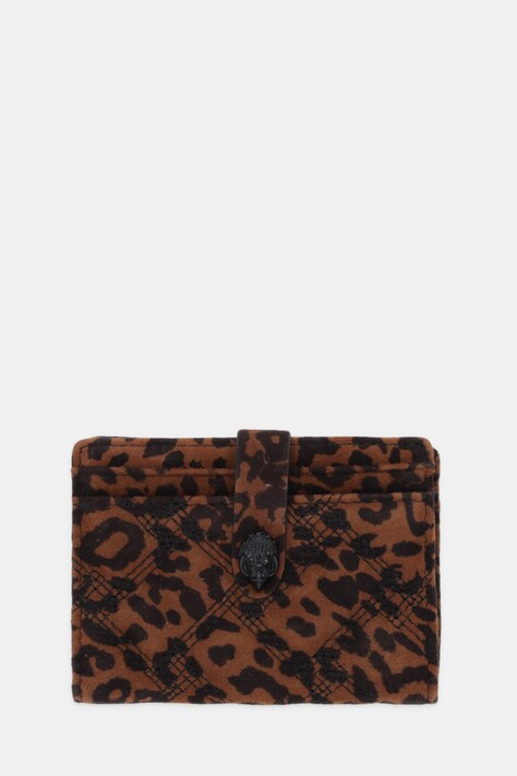 Kurt Geiger London etui na karty skórzane kolor brązowy 5018439289