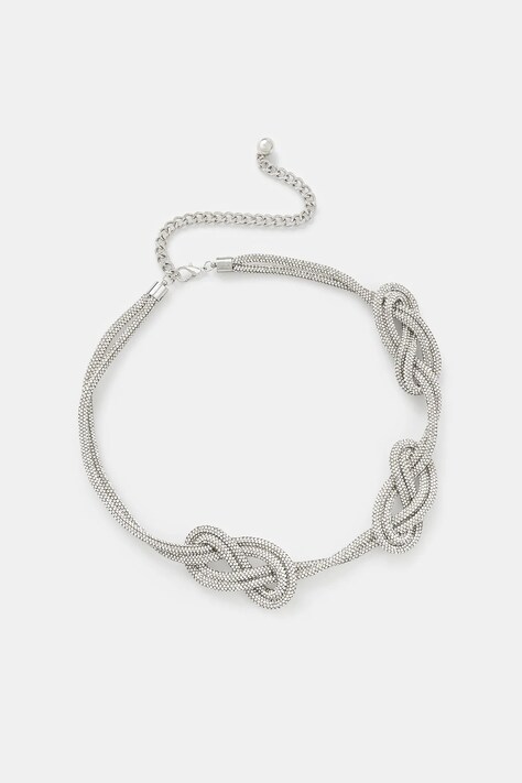 Morgan pasek damski kolor srebrny 3FILA