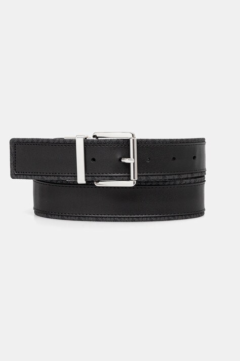 MICHAEL Michael Kors pasek dwustronny damski kolor czarny 29MKWB529034