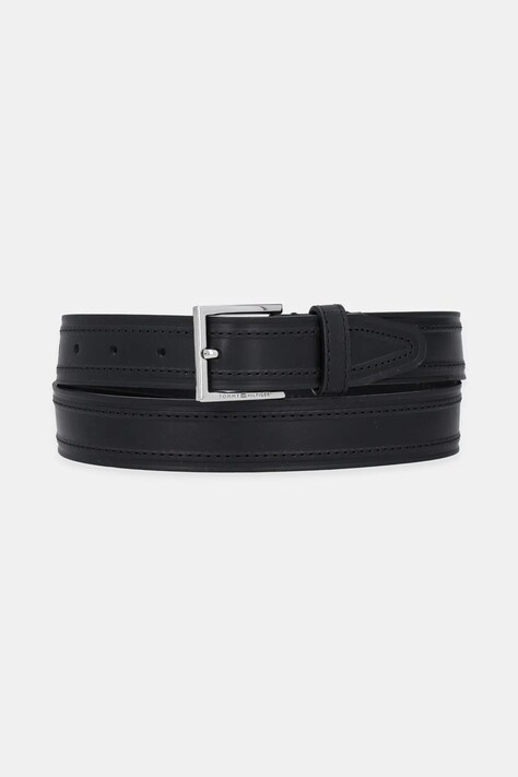 Tommy Hilfiger cintura in pelle uomo colore nero AM0AM13441