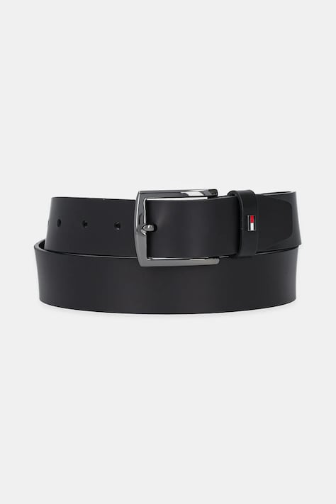 Tommy Hilfiger cintura in pelle uomo colore nero AM0AM13576