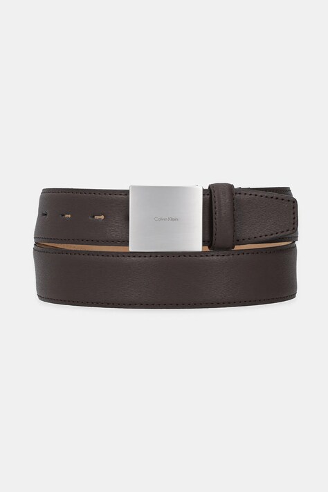 Кожаный ремень Calvin Klein цвет коричневый LV04D7013G