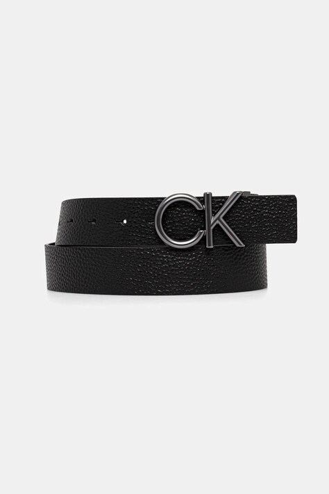 Двухсторонний кожаный ремень Calvin Klein цвет чёрный LV04D7035G