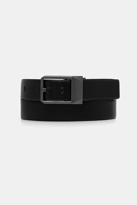 Calvin Klein cintura in pelle bilaterale uomo colore nero LV04D7011G