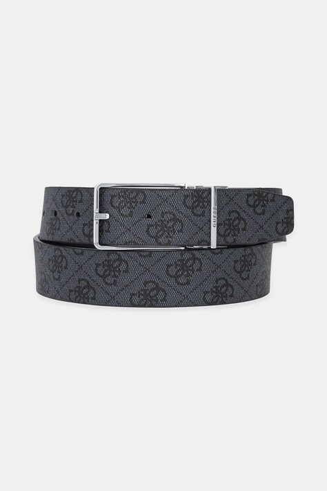 Guess pasek dwustronny MILANO męski kolor granatowy BMAGLO P5235