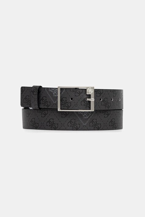 Guess pasek MILANO męski kolor czarny BM7854 P5435