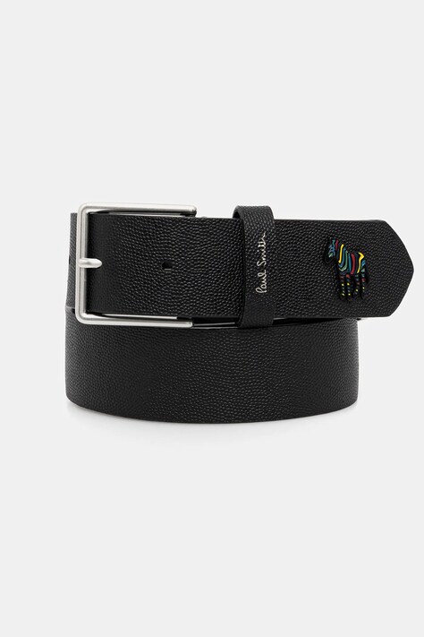 Paul Smith pasek skórzany męski kolor czarny M1A-8111-PMUZEB