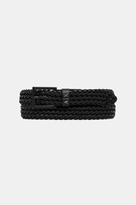 Armani Exchange pasek skórzany męski kolor czarny XM001699 AF17391