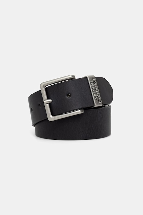Armani Exchange колан мъжки от кожа черен 951186 CC528