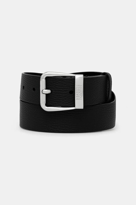 MM6 Maison Margiela pasek skórzany męski kolor czarny SA6TP0025.P8326.T8013