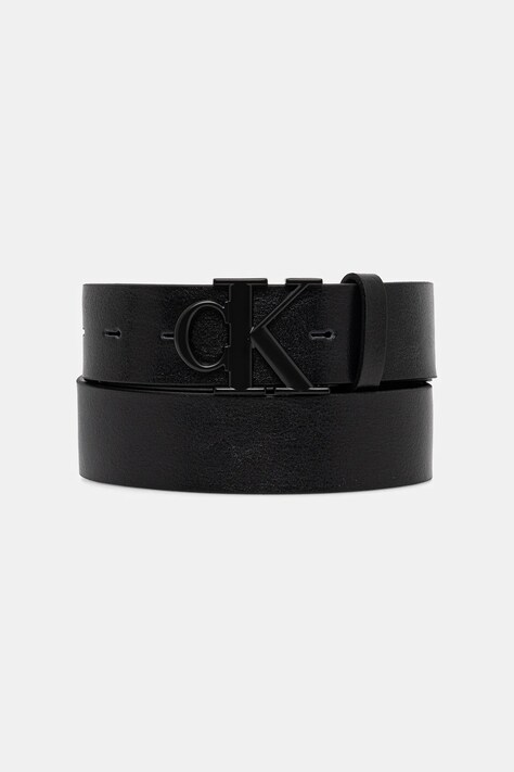 Шкіряний ремінь Calvin Klein колір чорний LV04D7016G