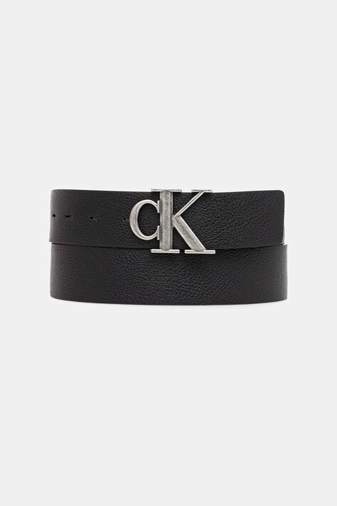 Calvin Klein pasek dwustronny męski kolor czarny LV04D7017G
