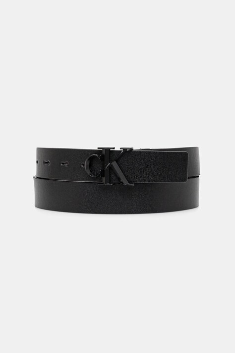 Calvin Klein pasek dwustronny męski kolor czarny LV04D7021G