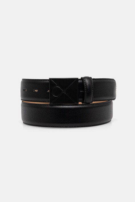 Calvin Klein pasek męski kolor czarny LV04D7046G