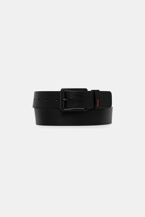 HUGO curea de piele culoarea negru, 50553992