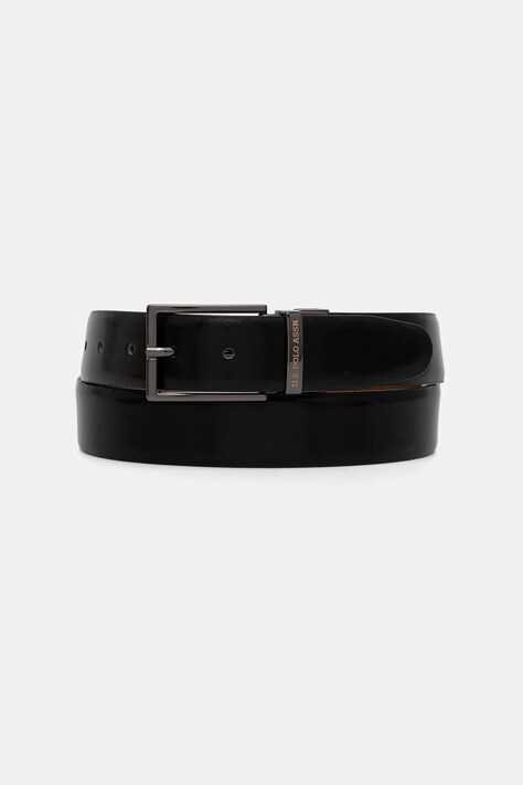 Гаманець та шкіряний ремінець U.S. Polo Assn. Lawrence — AW25-PAM04T, чорний — фото 3