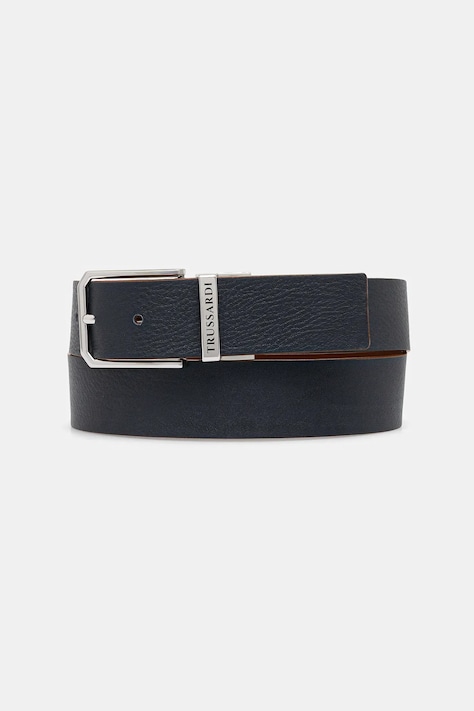 Кожаный ремень Trussardi цвет синий B353B000009N