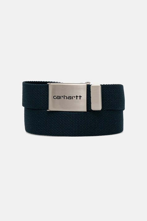 Carhartt WIP pasek Clip Belt Chrome kolor zielony I019176.0AUXX