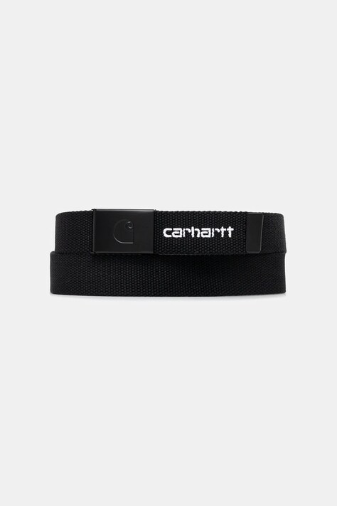 Carhartt WIP curea C-Logo Belt Tonal culoarea negru, I035415.0D2XX