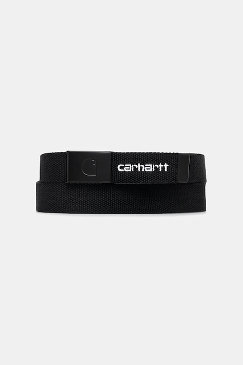 Opasok Carhartt WIP C-Logo Belt Tonal čierna farba, I035415.0D2XX