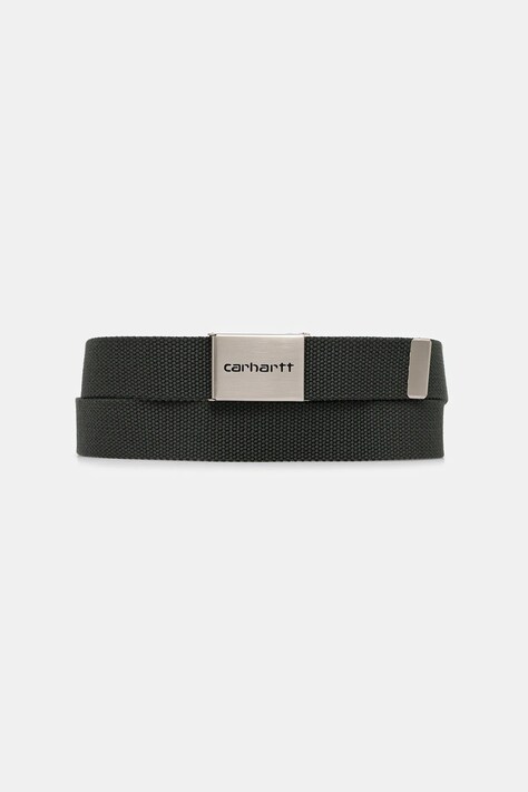 Carhartt WIP pasek Clip Belt Chrome kolor zielony I019176.2ZXXX
