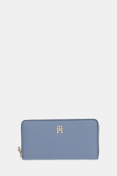 Tommy Hilfiger portfel damski kolor niebieski AW0AW17482