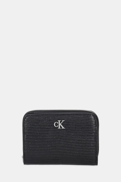 Calvin Klein portfel skórzany damski kolor czarny LV04F1067G