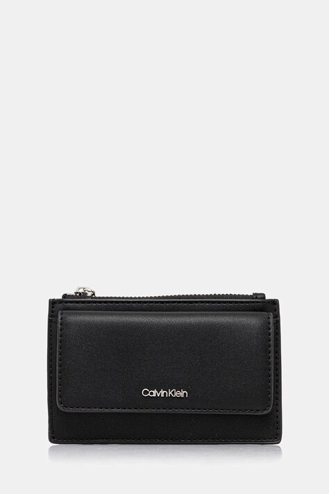 Peněženka Calvin Klein dámská, černá barva, LV04F1028G