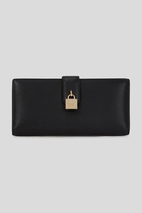 Кожаный кошелек Karl Lagerfeld цвет чёрный A3W32040