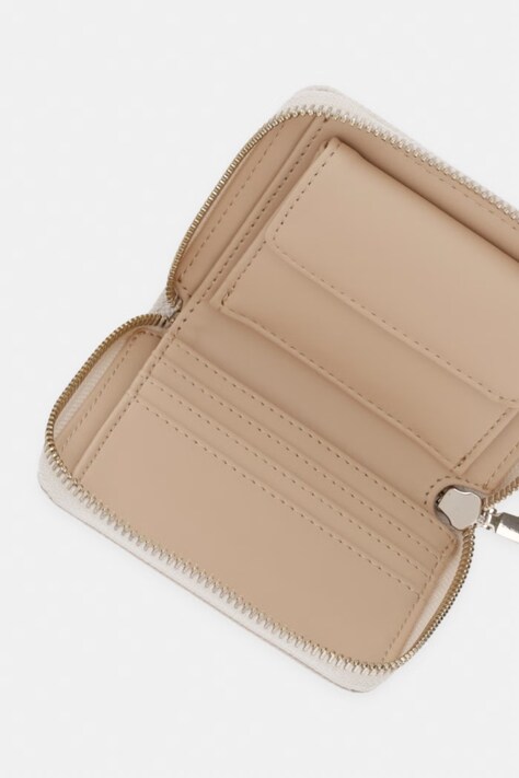 Guess portfel LAUREL damski kolor beżowy SWZG74 59137