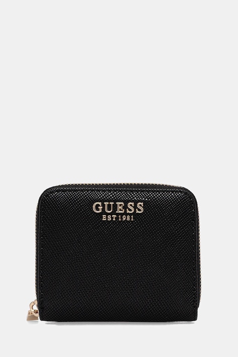 Peňaženka Guess LAUREL dámska, čierna farba, SWZG74 59137