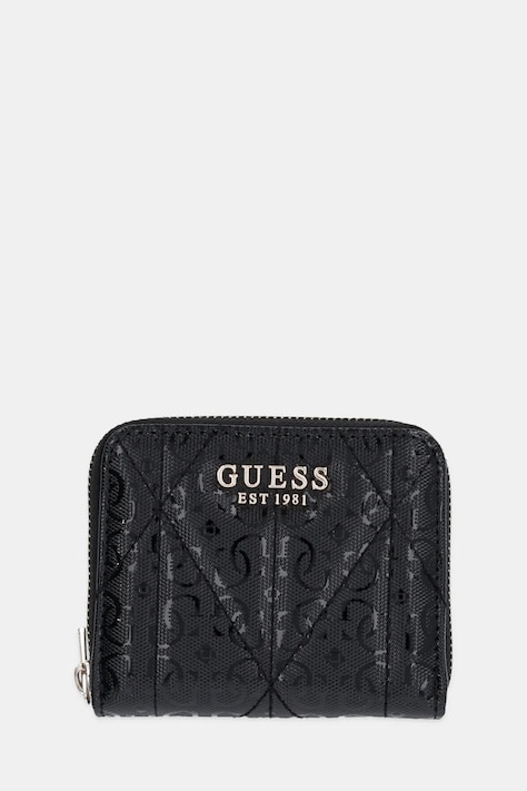 Peňaženka Guess ALDINA dámska, čierna farba, SWGG96 63137