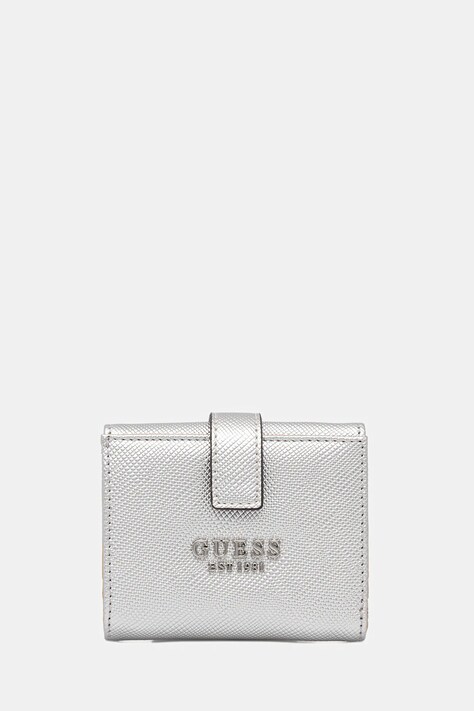 Πορτοφόλι Guess ROSALBA χρώμα: ασημί, SWMY96 57138