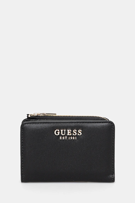 Peňaženka Guess TALENT dámska, čierna farba, SWNG96 69156