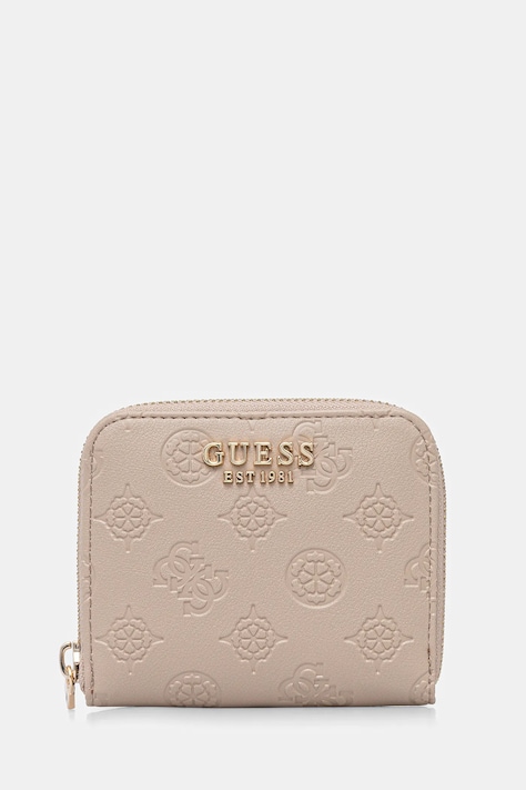 Peňaženka Guess PHOEBE dámska, béžová farba, SWPD96 65137