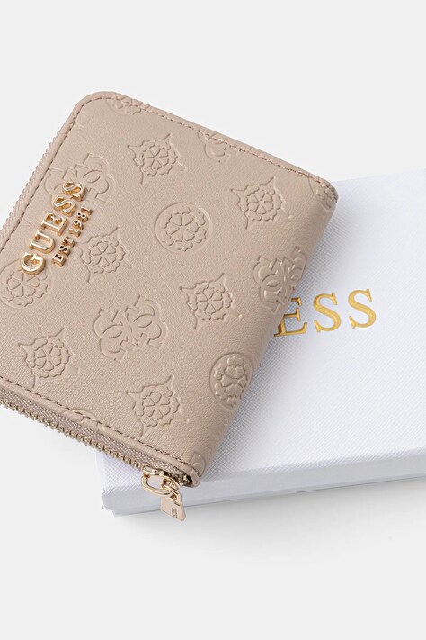 Guess portofel PHOEBE culoarea bej, SWPD96 65137