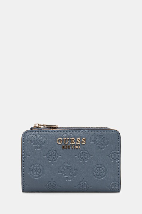 Πορτοφόλι Guess PHOEBE χρώμα: μπλε, SWPD96 65156