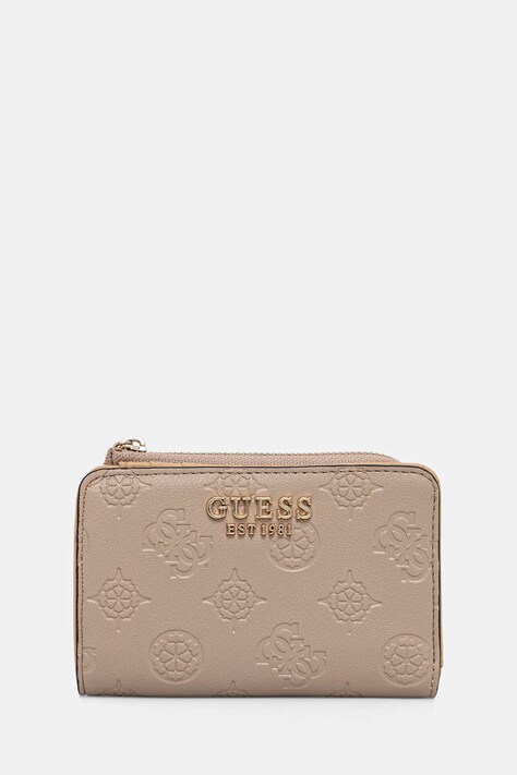 Πορτοφόλι Guess PHOEBE χρώμα: μπεζ, SWPD96 65156