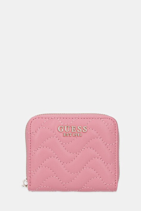 Peněženka Guess MELISANDRA dámská, růžová barva, SWQG96 53137