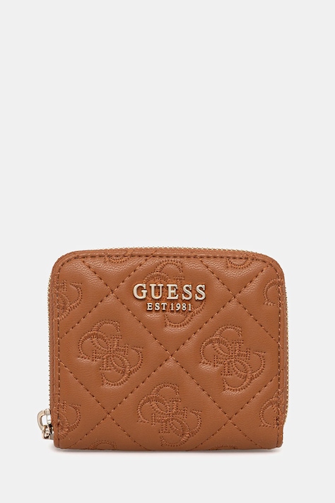 Peňaženka Guess ADELASIA dámska, hnedá farba, SWQL96 58137