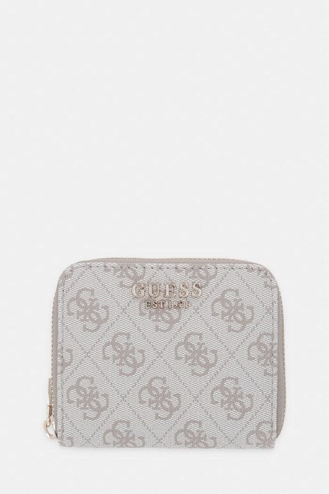 Guess portfel LAUREL damski kolor beżowy SWSG74 59137