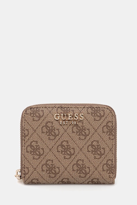 Peňaženka Guess LAUREL dámska, béžová farba, SWSG74 59137