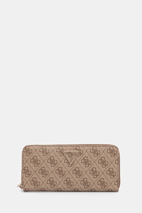 Peňaženka Guess LAUREL dámska, béžová farba, SWSG74 59146