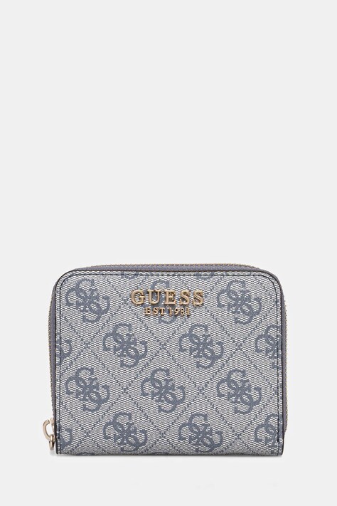 Πορτοφόλι Guess KATYA χρώμα: μπλε, SWSG96 52137