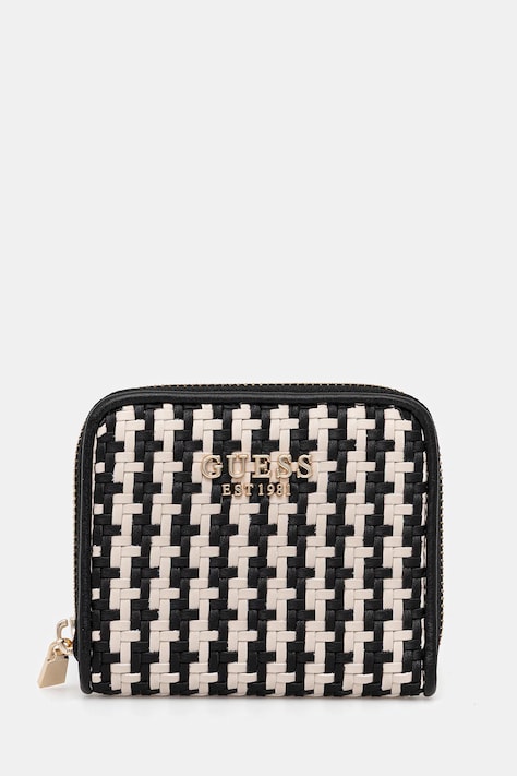 Peňaženka Guess MIREMA dámska, čierna farba, SWWG96 31137