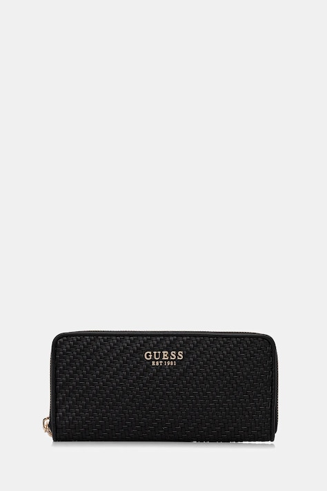 Peňaženka Guess MIREMA dámska, čierna farba, SWWG96 31146